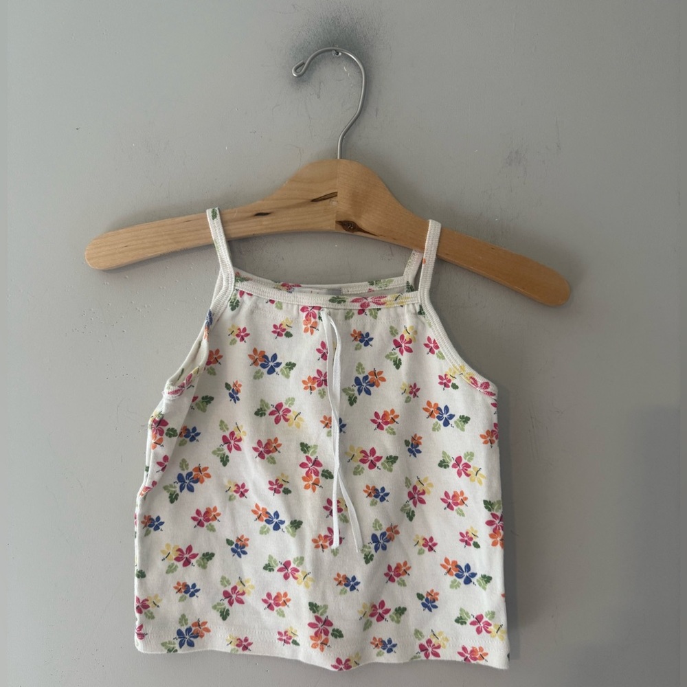 $13 ADD ON Just‎ Friends vintage top floral girls camisole 1990s Y2K